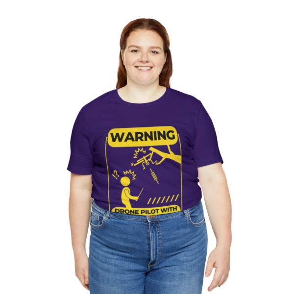 Warning Drone Pilot With Questionable Landing Skills t-shirt - Image 79