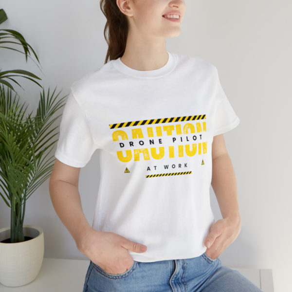 Caution: Drone Pilot at Work T-Shirt - Fly High in Style! - Image 21